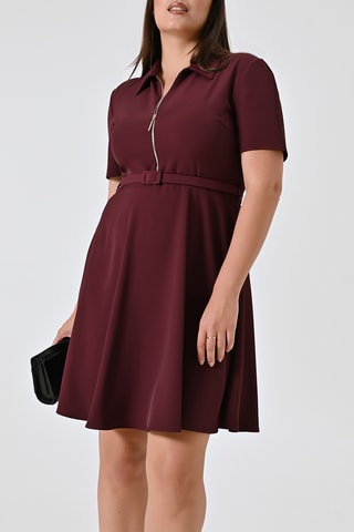 Robe patineuse - Bordeaux