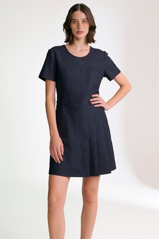 Robe patineuse - Bleu marine