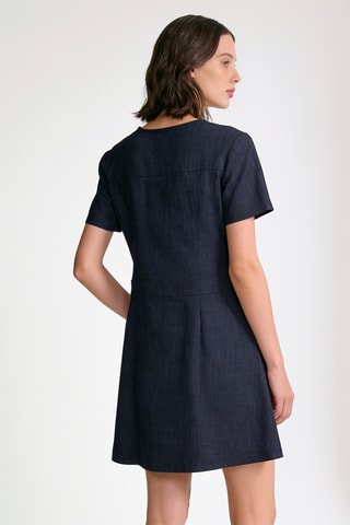 Robe patineuse - Bleu marine