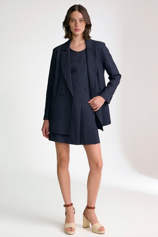 Robe patineuse - Bleu marine