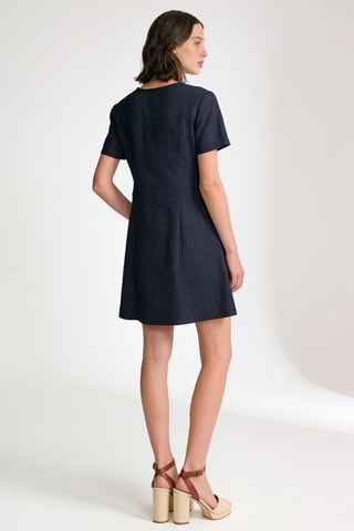 Robe patineuse - Bleu marine