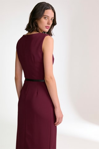 Robe droite - Bordeaux