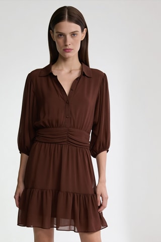 Robe patineuse - Marron