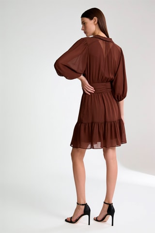 Robe patineuse - Marron