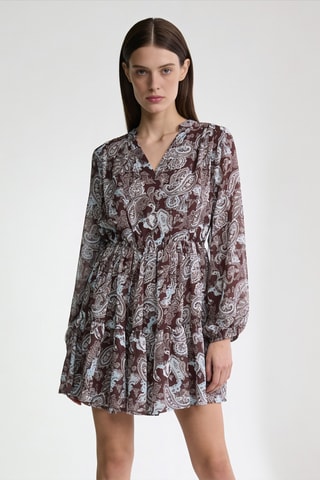 Robe patineuse - Marron foncé