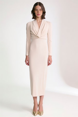 Robe droite - Beige