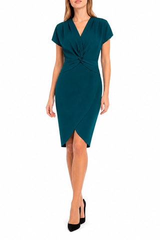 Robe portefeuille - Vert foncé