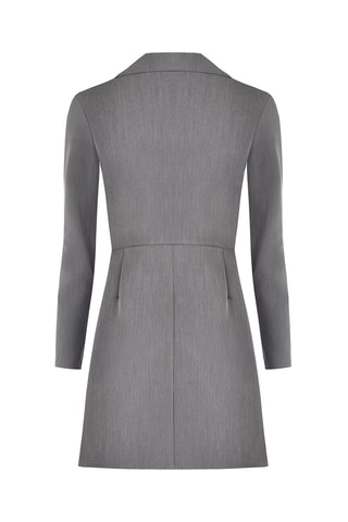 Robe portefeuille - Gris foncé