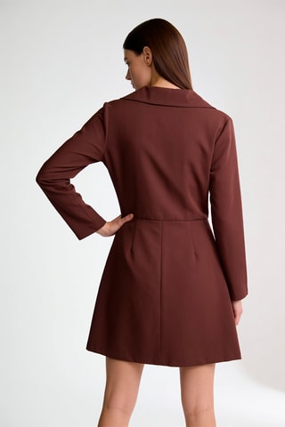 Robe portefeuille - Marron