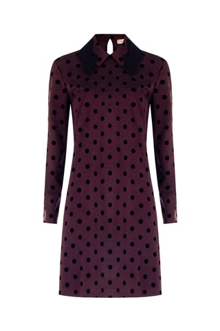 Robe droite - Bordeaux