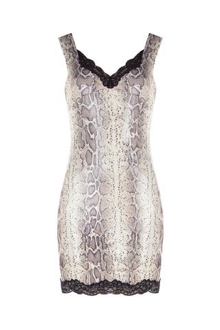 Robe fourreau - Beige