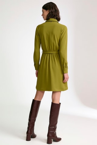 Robe patineuse - Vert olive