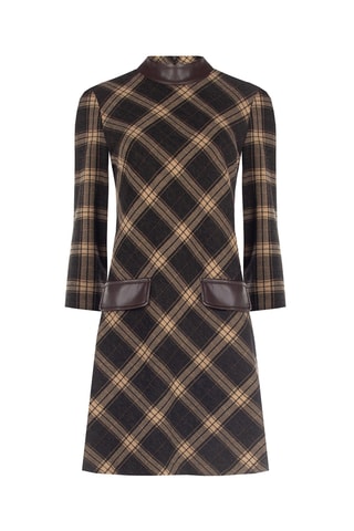 Robe droite - Marron