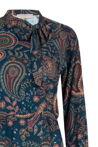 Robe patineuse - Bleu pétrole