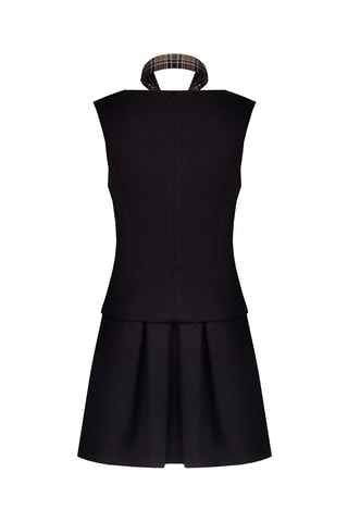 Robe plissée - Noir