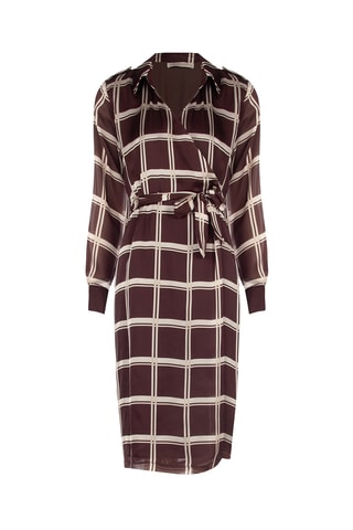 Robe portefeuille - Beige