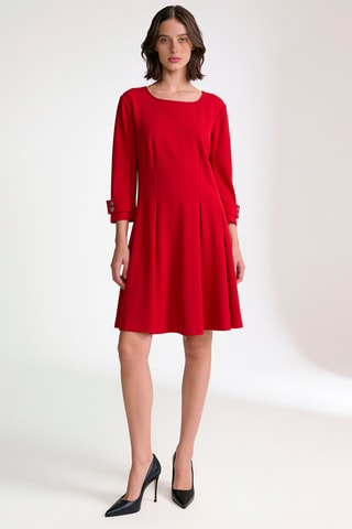 Robe droite - Rouge
