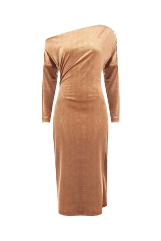 Robe droite - Doré