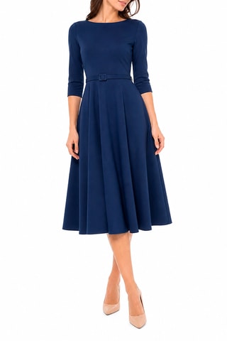 Robe patineuse - Bleu marine