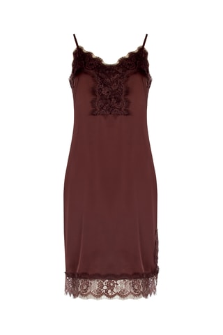 Robe droite - Marron
