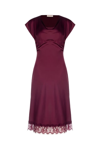 Robe midi - Bordeaux