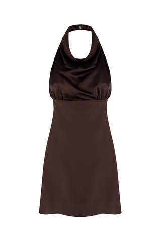 Robe trapèze - Marron