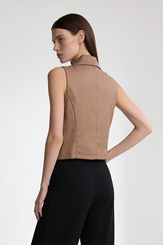 Gilet de costume - Beige