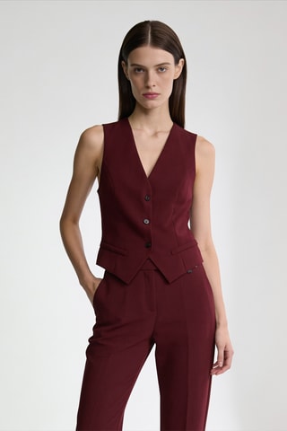 Gilet de costume - Bordeaux