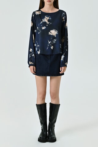 Blouse - Bleu foncé