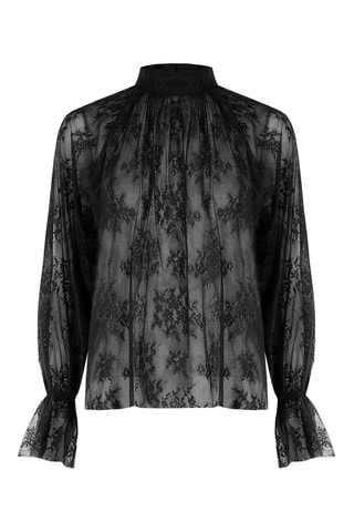 Blouse en dentelle - Noir