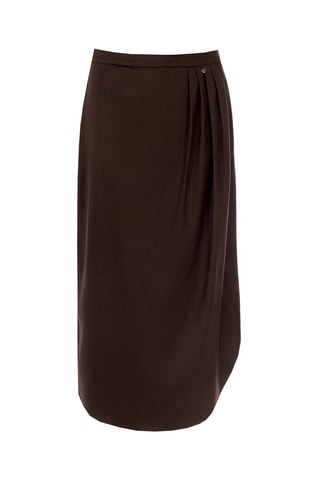Jupe midi - Marron foncé