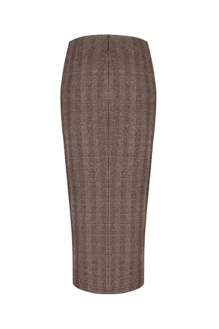 Jupe droite - Marron