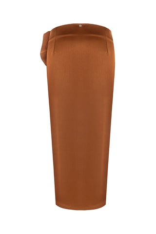 Jupe midi - Marron