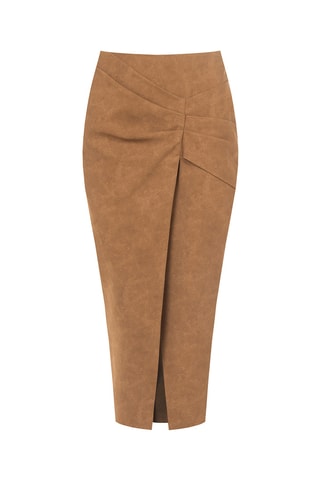 Jupe midi - Camel