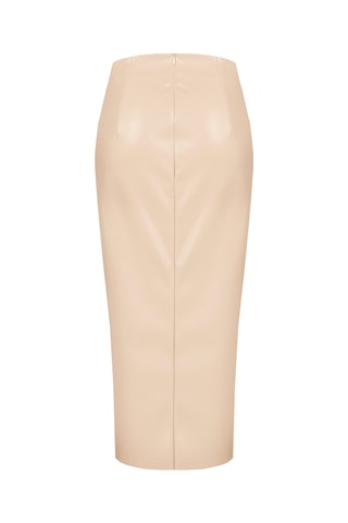 Jupe midi - Beige
