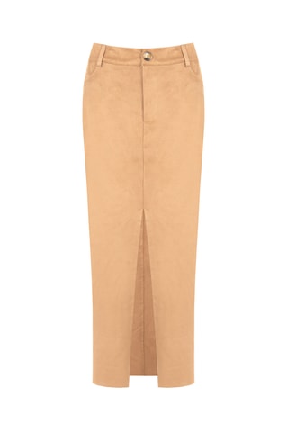 Jupe midi - Beige clair