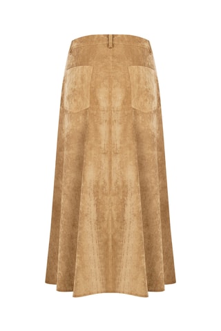 Jupe midi - Beige
