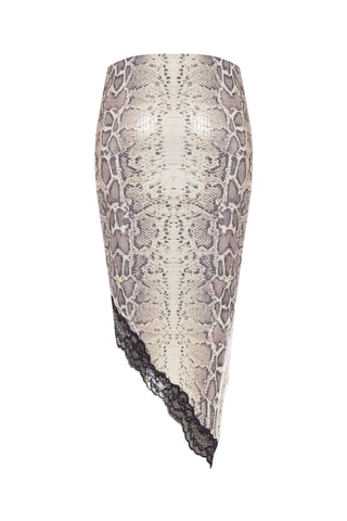 Jupe portefeuille - Beige