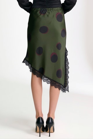 Jupe midi - Kaki
