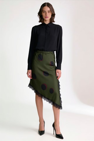 Jupe midi - Kaki