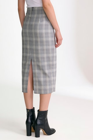 Jupe midi - Gris