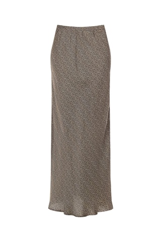Jupe midi - Marron