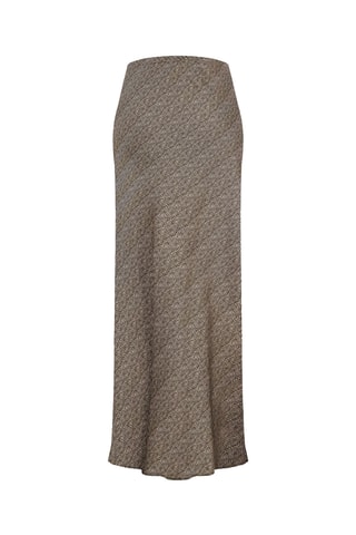 Jupe midi - Marron