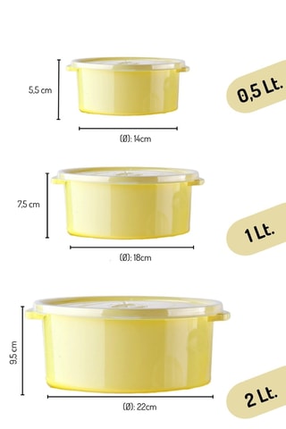 12 contenitori salvafreschezza - 50/100/200 cl