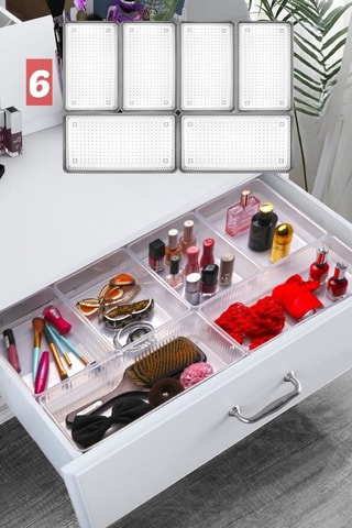 6 organizer cassetti modulari