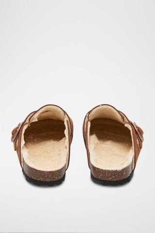Sabot in pelle - Marrone