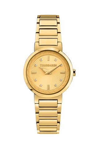 Stalen Quartz Horloge - Goudkleurig