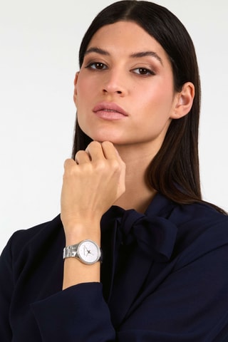 Stalen Quartz Horloge - Zilverkleurig