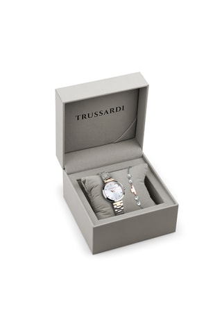 Set Metalen Quartz Horloge en Horlogeband