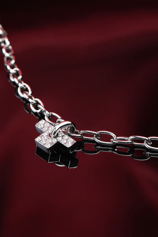 Armband T-Logo - Zilverkleurig